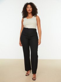 Класичні штани Trendyol модель TBBSS22PL0301/Siyah Фото