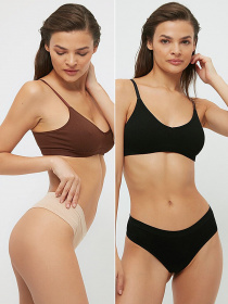 Набор трусов Trendyol модель THMAW22KU0017/Siyah-Ten Фото