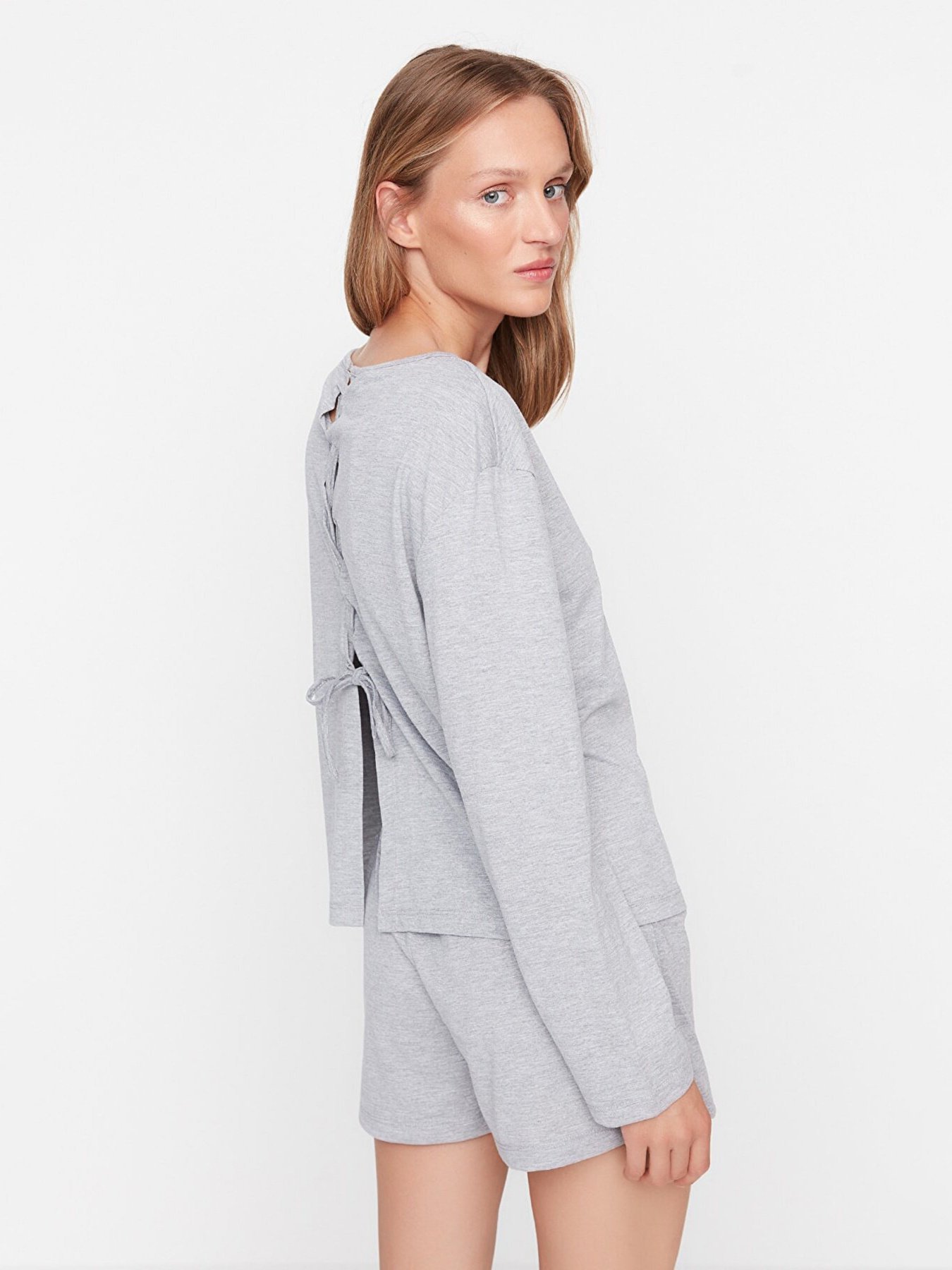 Пижама Trendyol модель THMAW22PT0039/Gri Фото