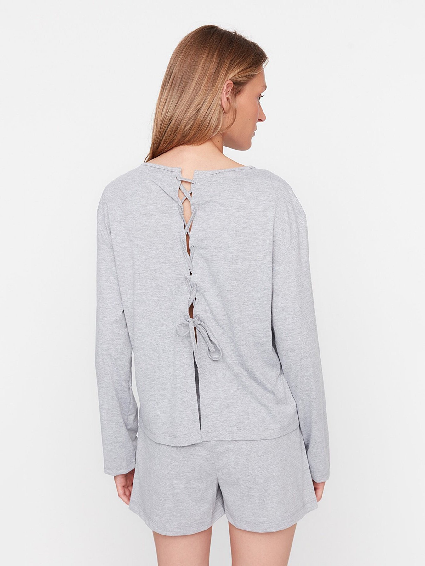 Пижама Trendyol модель THMAW22PT0039/Gri Фото