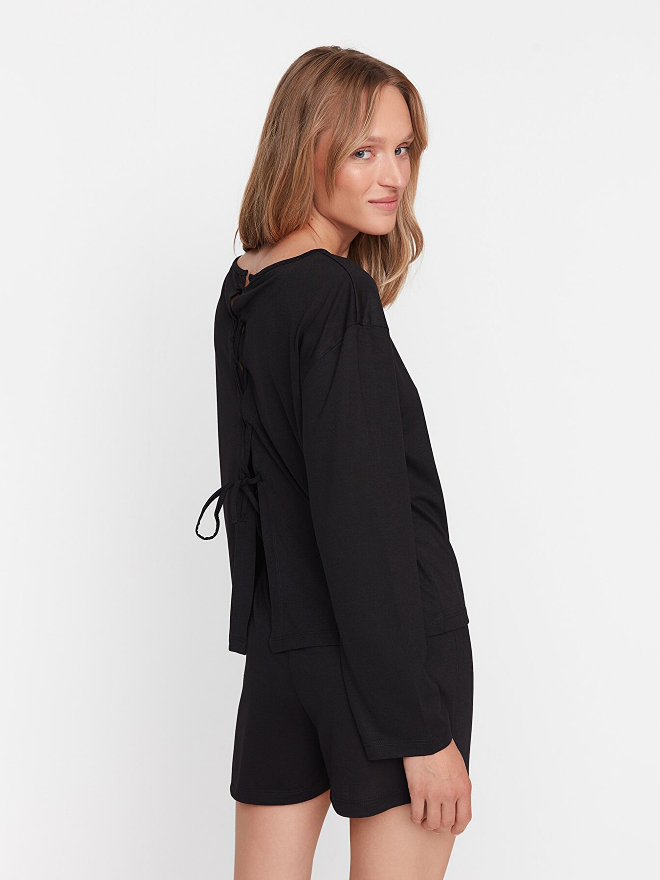 Пижама Trendyol модель THMAW22PT0039/Siyah Фото