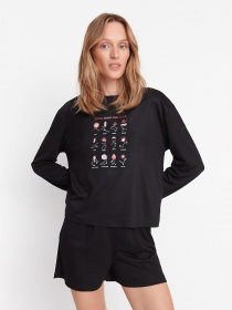Пижама Trendyol модель THMAW22PT0039/Siyah Фото