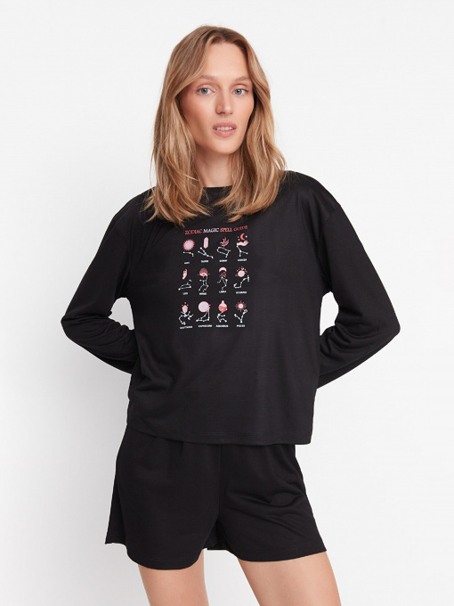 Пижама Trendyol модель THMAW22PT0039/Siyah Фото