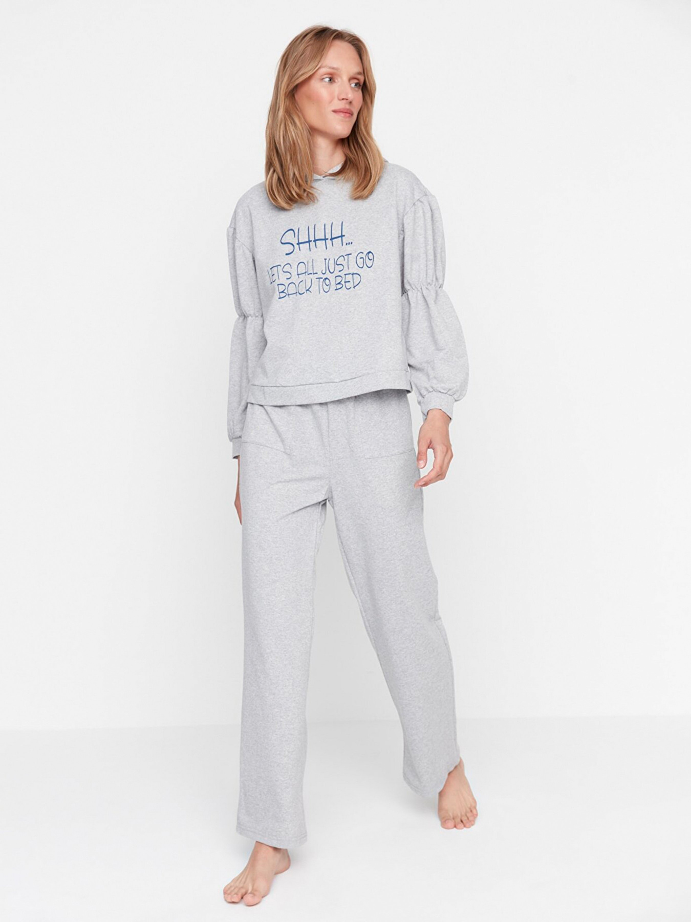 Пижама Trendyol модель THMAW22PT0550/Gri Фото