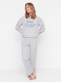 Пижама Trendyol модель THMAW22PT0550/Gri Пижама Trendyol модель THMAW22PT0550/Gri Фото