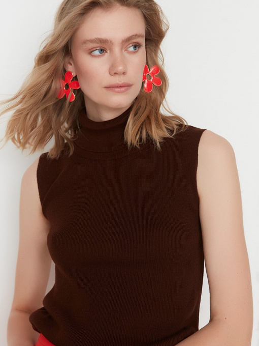 Майка Trendyol модель TWOAW20BZ0742/Kahverengi Фото