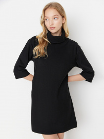 Платье мини Trendyol модель TWOAW20EL1110/Siyah Фото