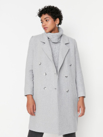 Пальто Trendyol модель TWOAW20KB0047/Gri Фото