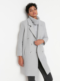 Пальто Trendyol модель TWOAW20KB0047/Gri Фото