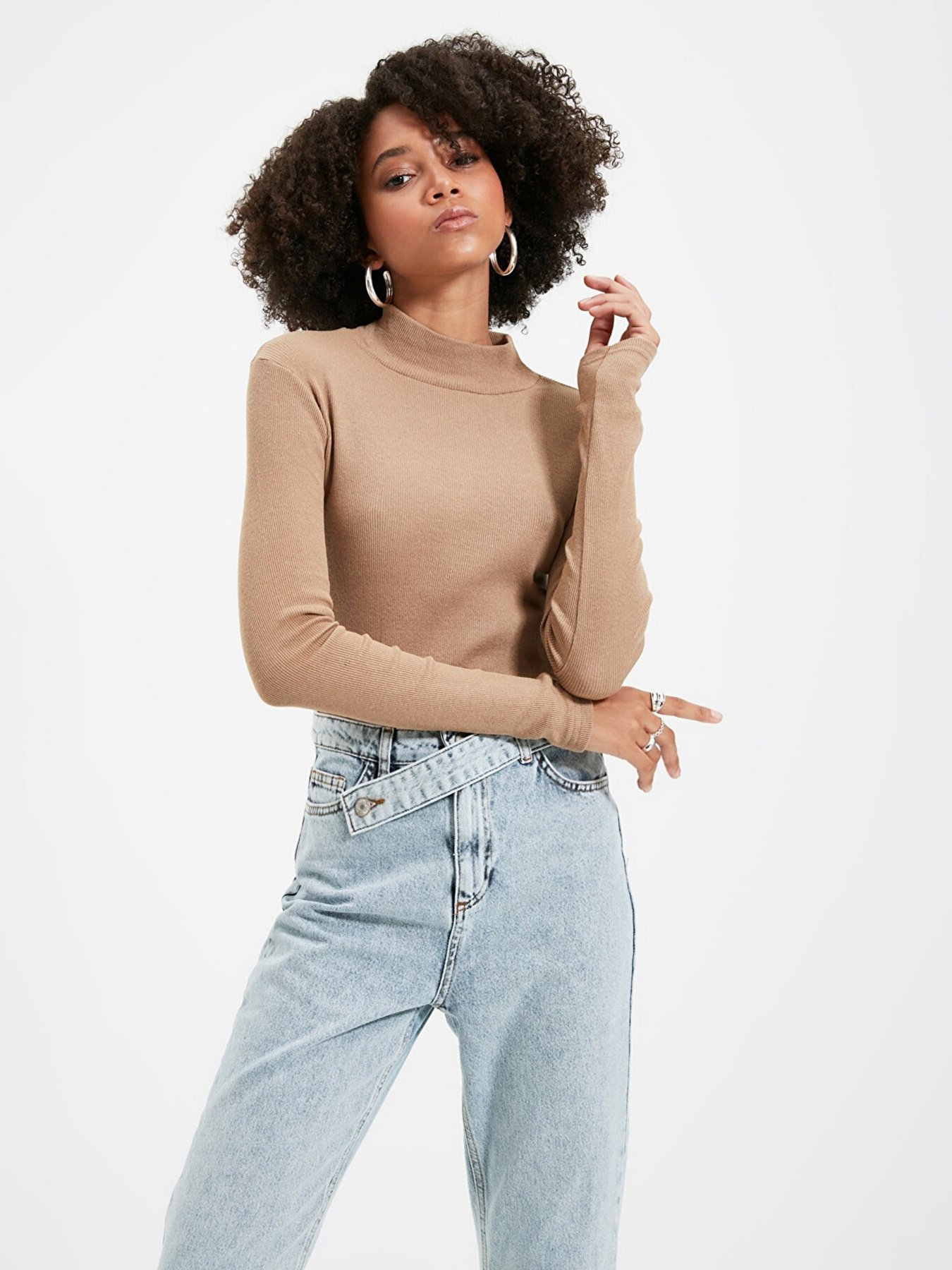 Гольф Trendyol модель TWOAW21BZ0423/Vizon Гольф Trendyol модель TWOAW21BZ0423/Vizon Фото