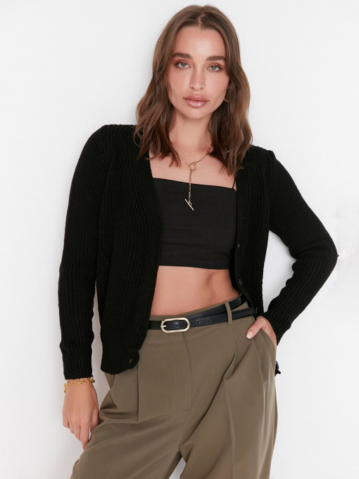 Кардиган Trendyol модель TWOAW21HI0128/Siyah Фото