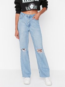 Джинси кльош Trendyol модель TWOAW21JE0539/Mavi Фото