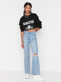 Джинси кльош Trendyol модель TWOAW21JE0539/Mavi Фото