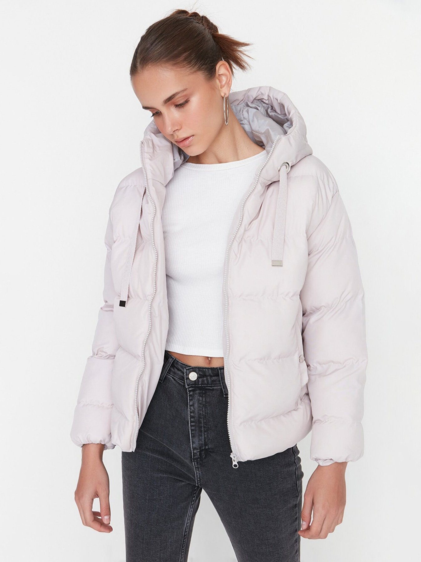Демісезонна куртка Trendyol модель TWOAW21MO0022/Gri Фото