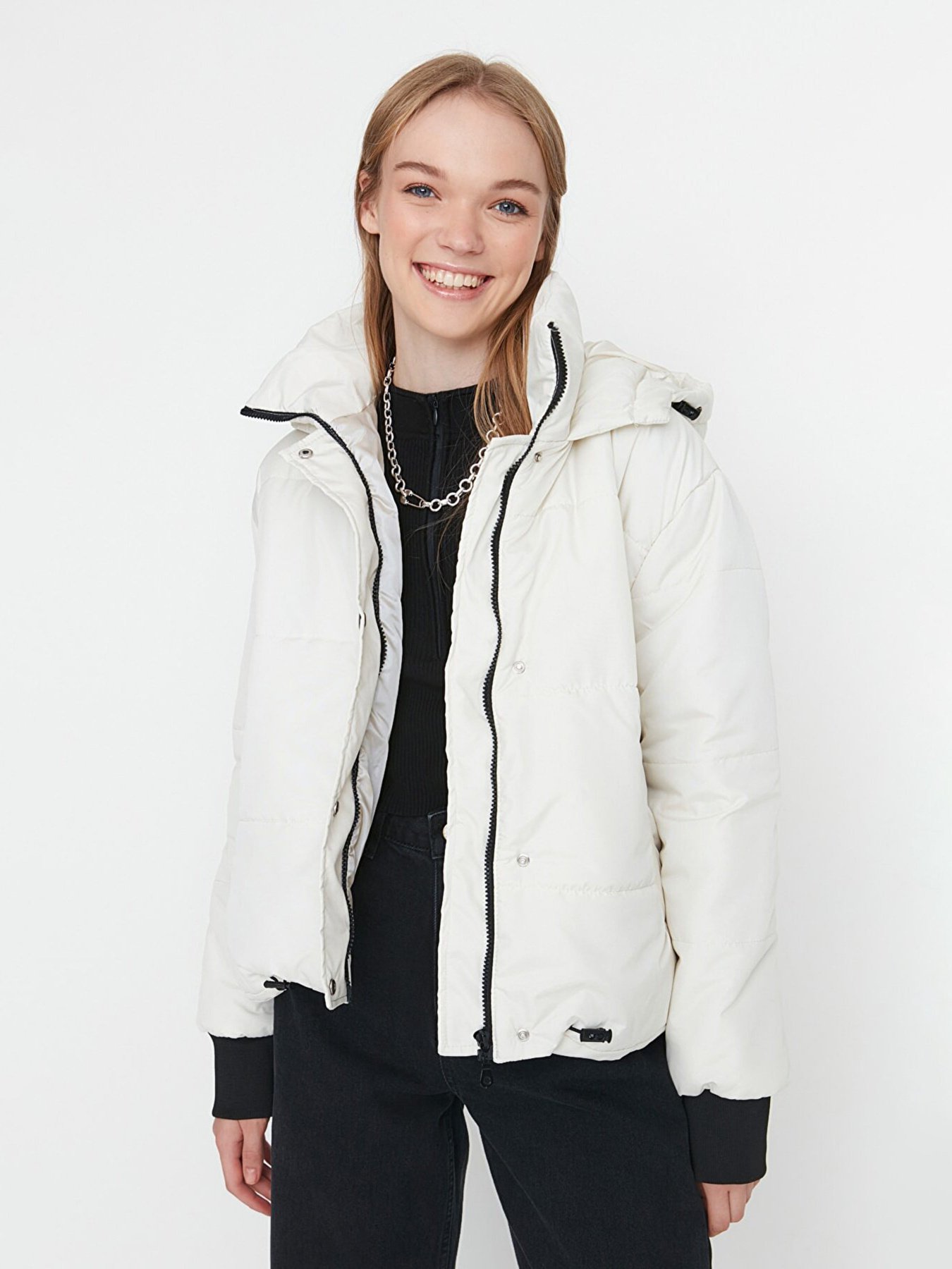 Зимова куртка Trendyol модель TWOAW21MO0144/Gri Фото