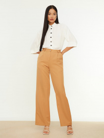 Штани палаццо Trendyol модель TWOAW21PL0076/Kahverengi Фото