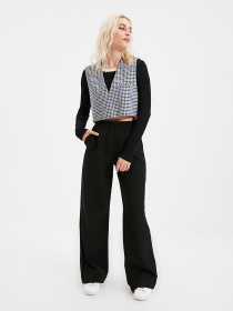 Брюки палаццо Trendyol модель TWOAW21PL0076/Siyah Фото