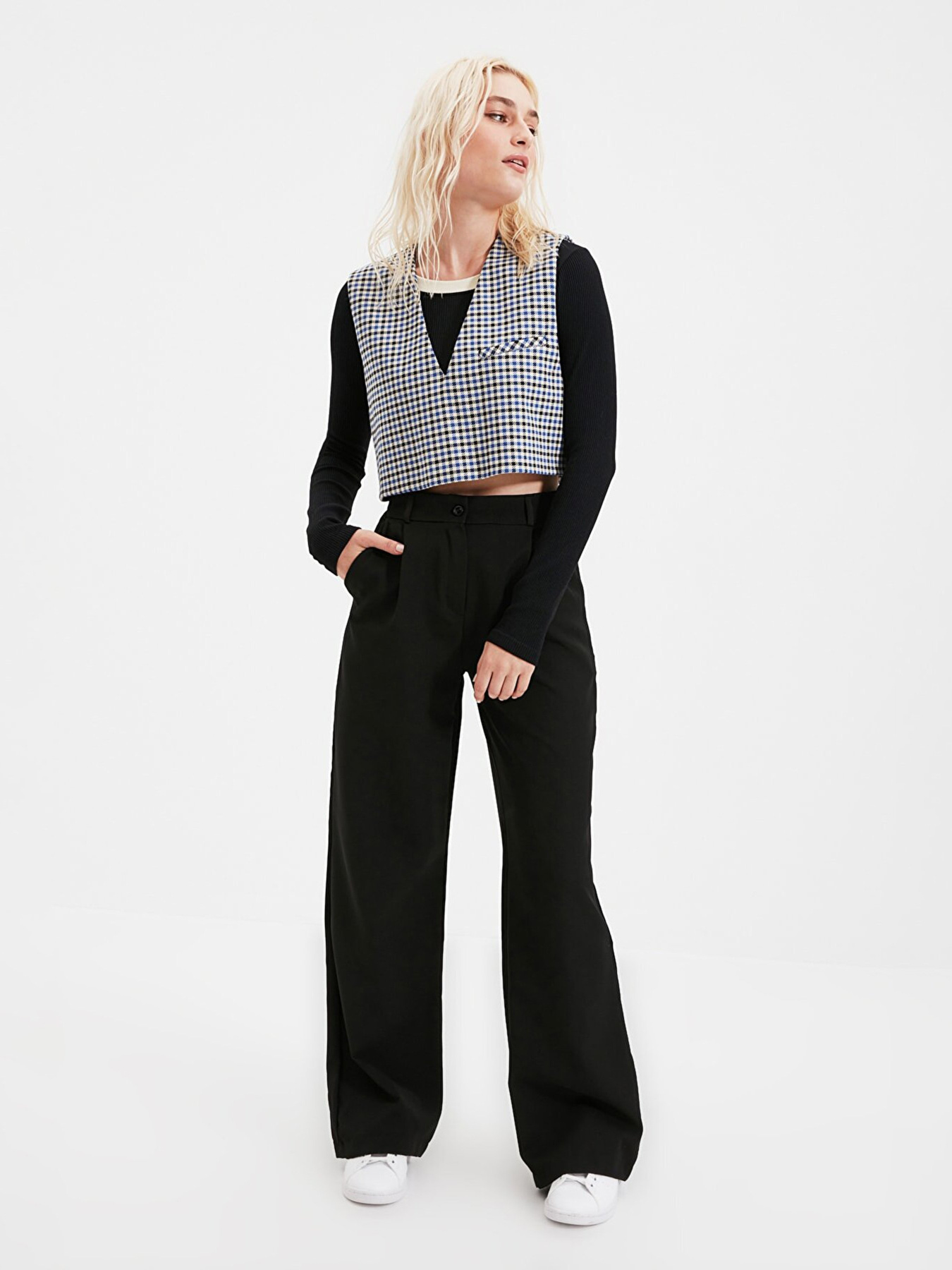 Палаццо Trendyol модель TWOAW21PL0076/Siyah Фото