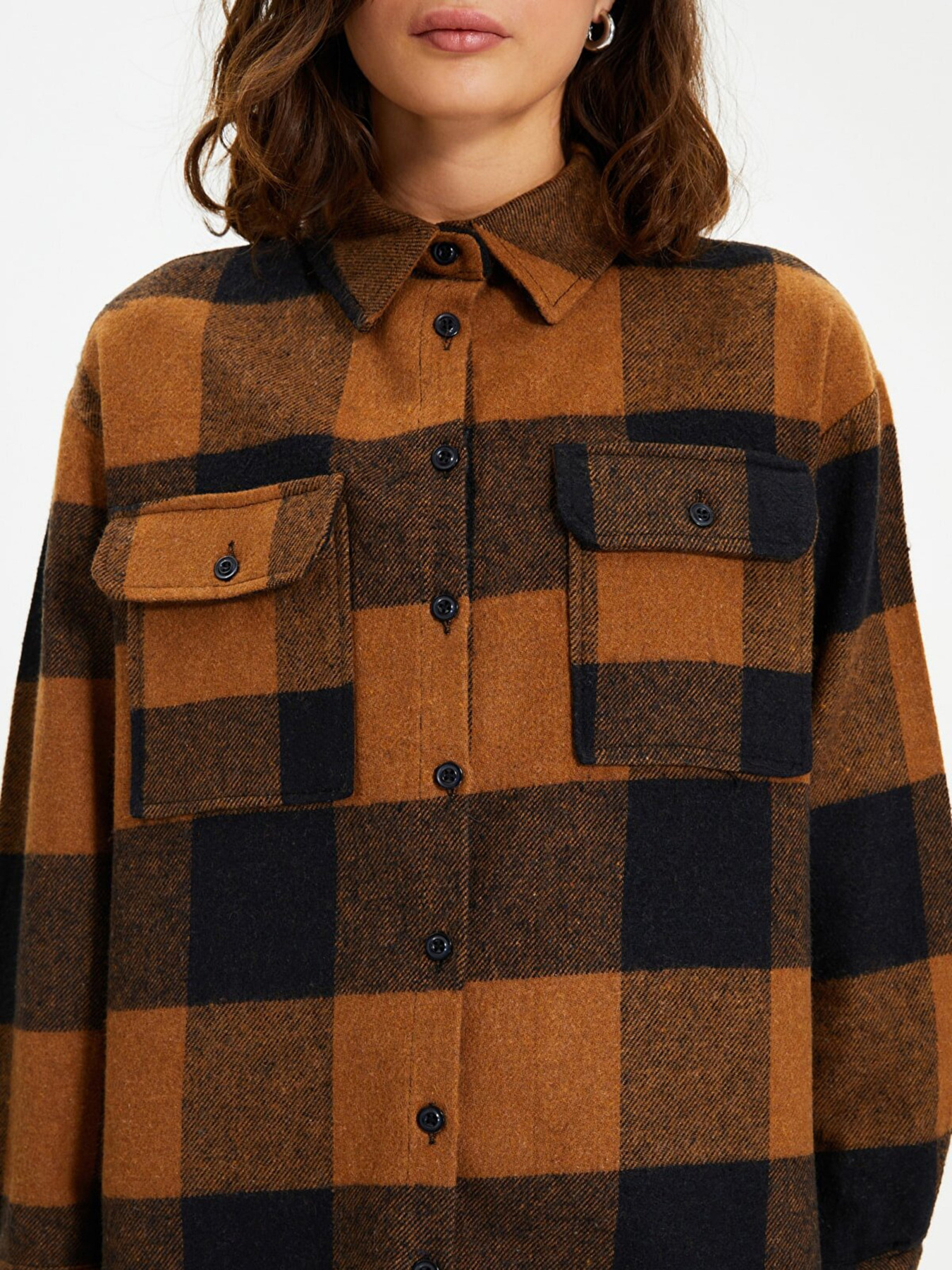 Сорочка повсякденна Trendyol модель TWOAW22GO0595/Camel Фото