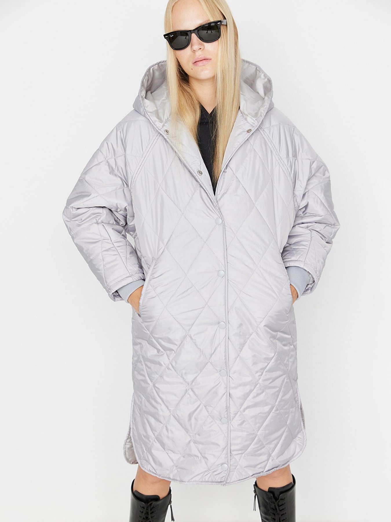 Зимняя куртка Trendyol модель TWOAW22MO0010/Gri Фото