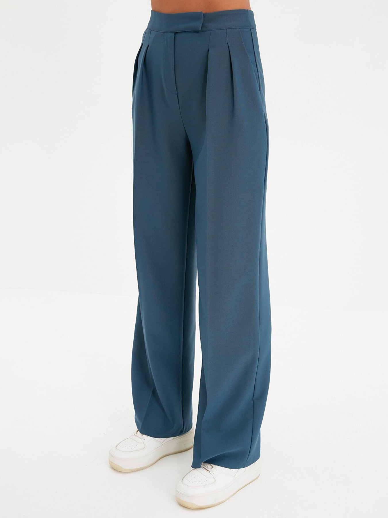 Штани класичні Trendyol модель TWOAW22PL0066/Petrol Фото