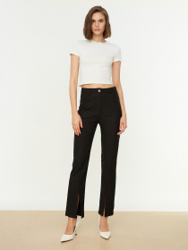 Штани класичні Trendyol модель TWOAW22PL0358/Siyah Фото