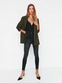 Скіні джинси Trendyol модель TWOAW23JE00108/Siyah Фото