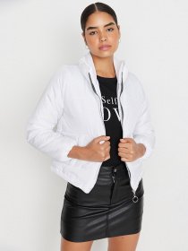 Зимняя куртка Trendyol модель TWOSS20MO0015/Beyaz Зимняя куртка Trendyol модель TWOSS20MO0015/Beyaz Фото