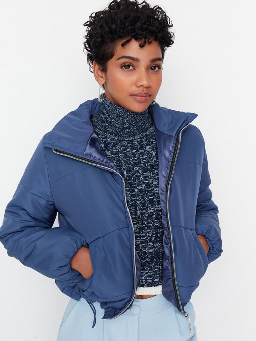 Зимняя куртка Trendyol модель TWOSS20MO0015/Indigo Фото