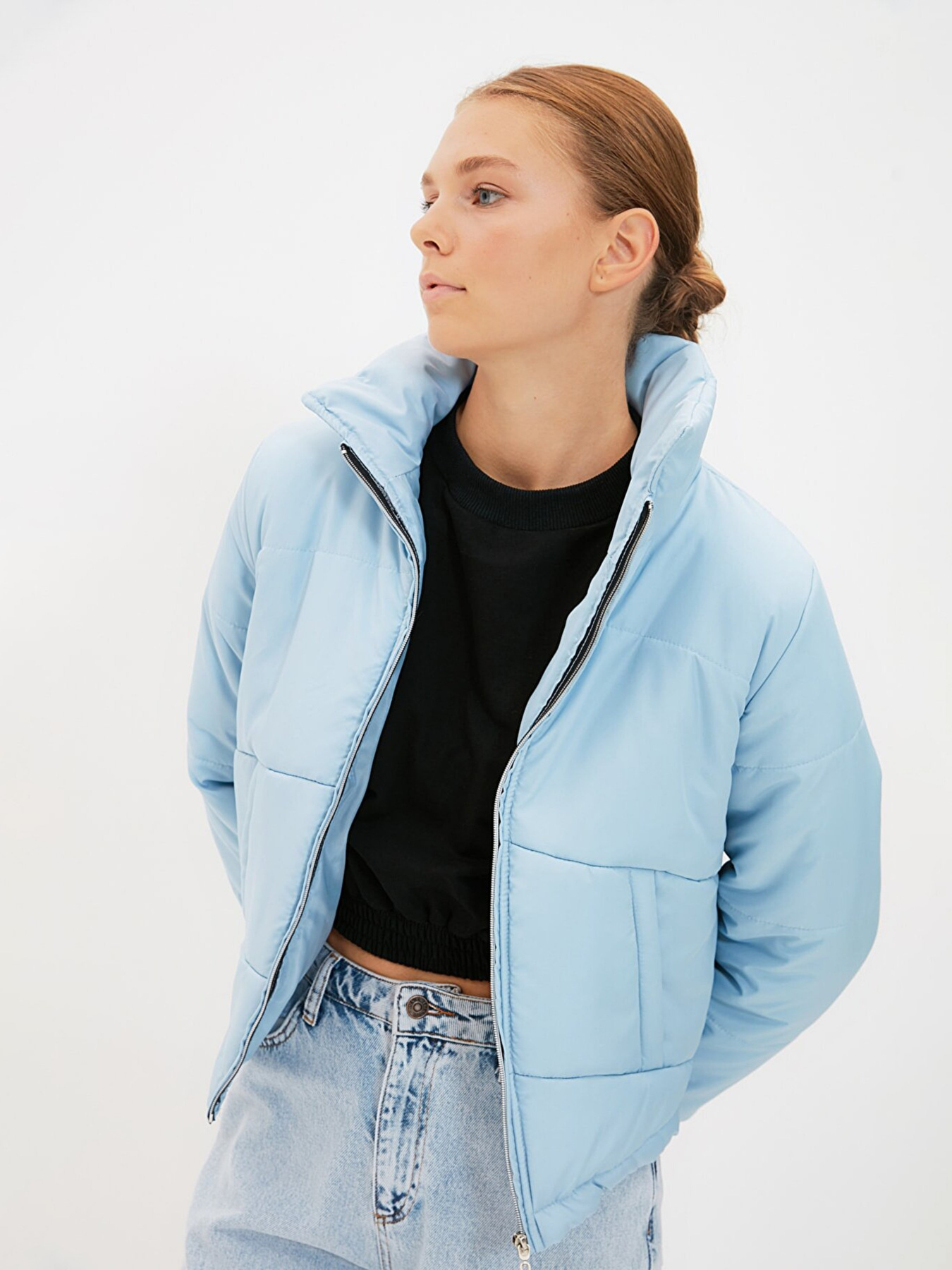 Зимова куртка Trendyol модель TWOSS20MO0015/Mavi Фото