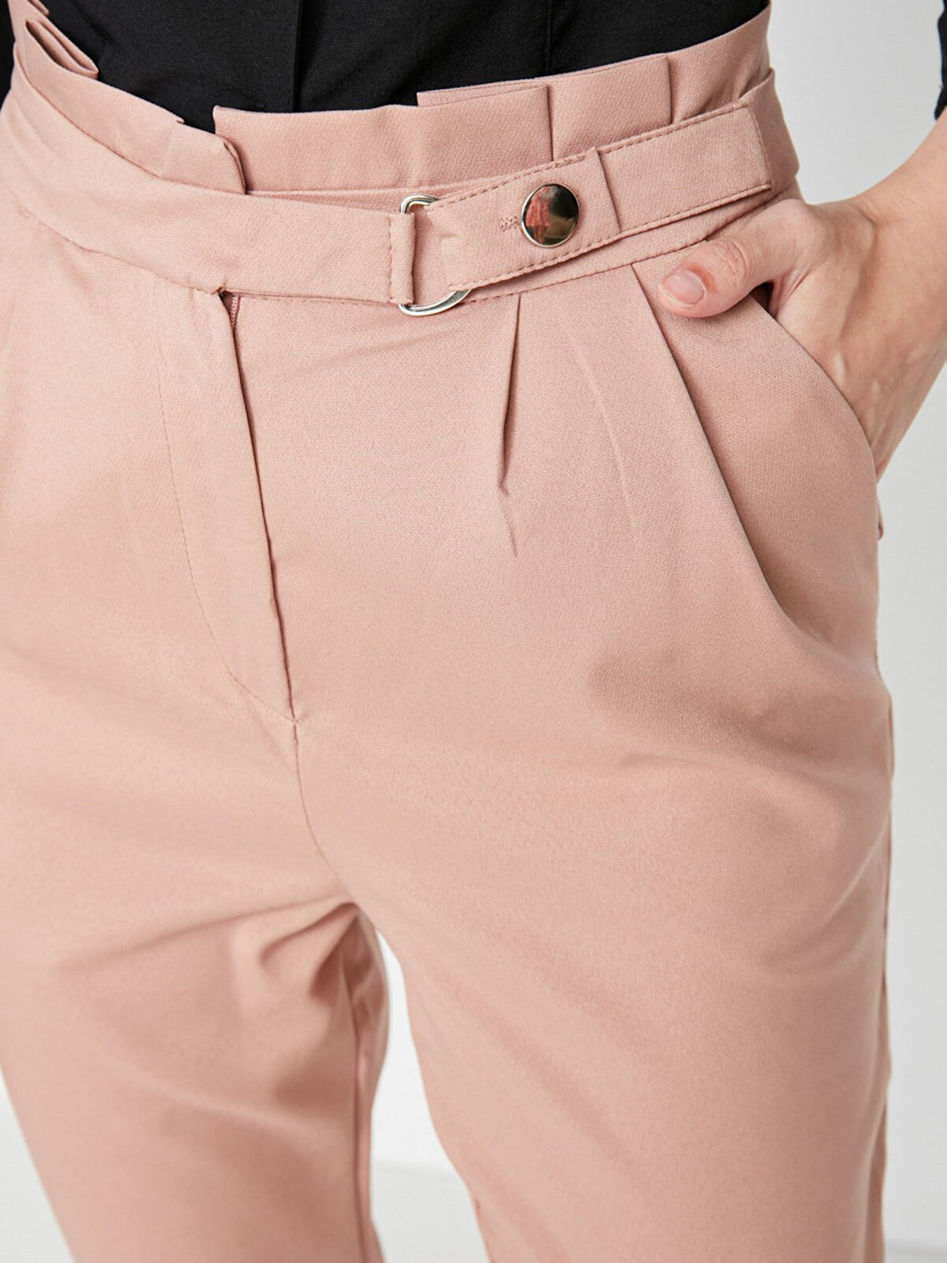 Брюки классические Trendyol модель TWOSS20PL0131/Vizon Фото