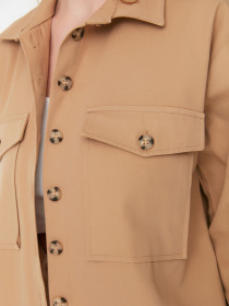 Рубашка Trendyol модель TWOSS22GO0730/Bej Фото