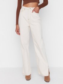 Широкі джинси Trendyol модель TWOSS22JE00060/Beyaz Фото