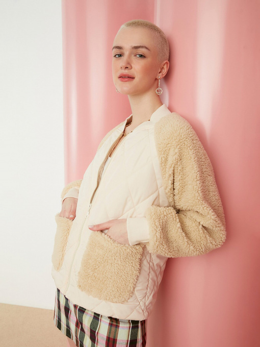 Демісезонна куртка Trendyol модель TWOSS22MO0053/Bej Фото