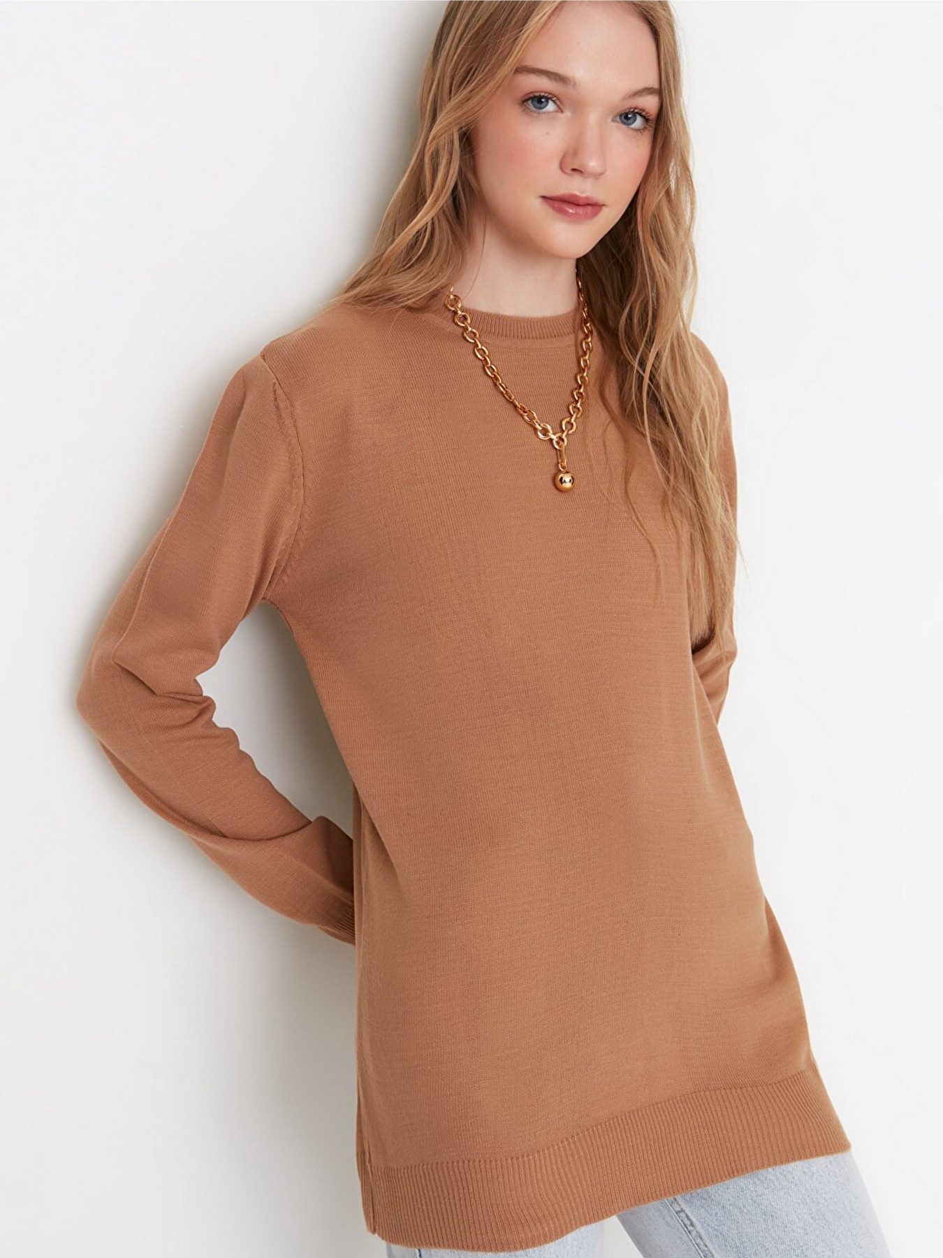 Джемпер Trendyol модель TCTAW22AK0026/Camel Фото