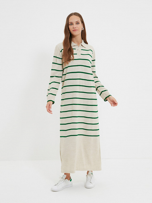 Платье макси Trendyol модель TCTAW22EB0212/Bej Фото