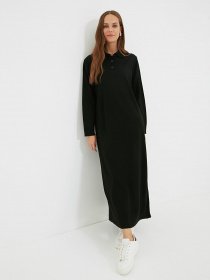 Платье макси Trendyol модель TCTAW22EB0212/Siyah Фото