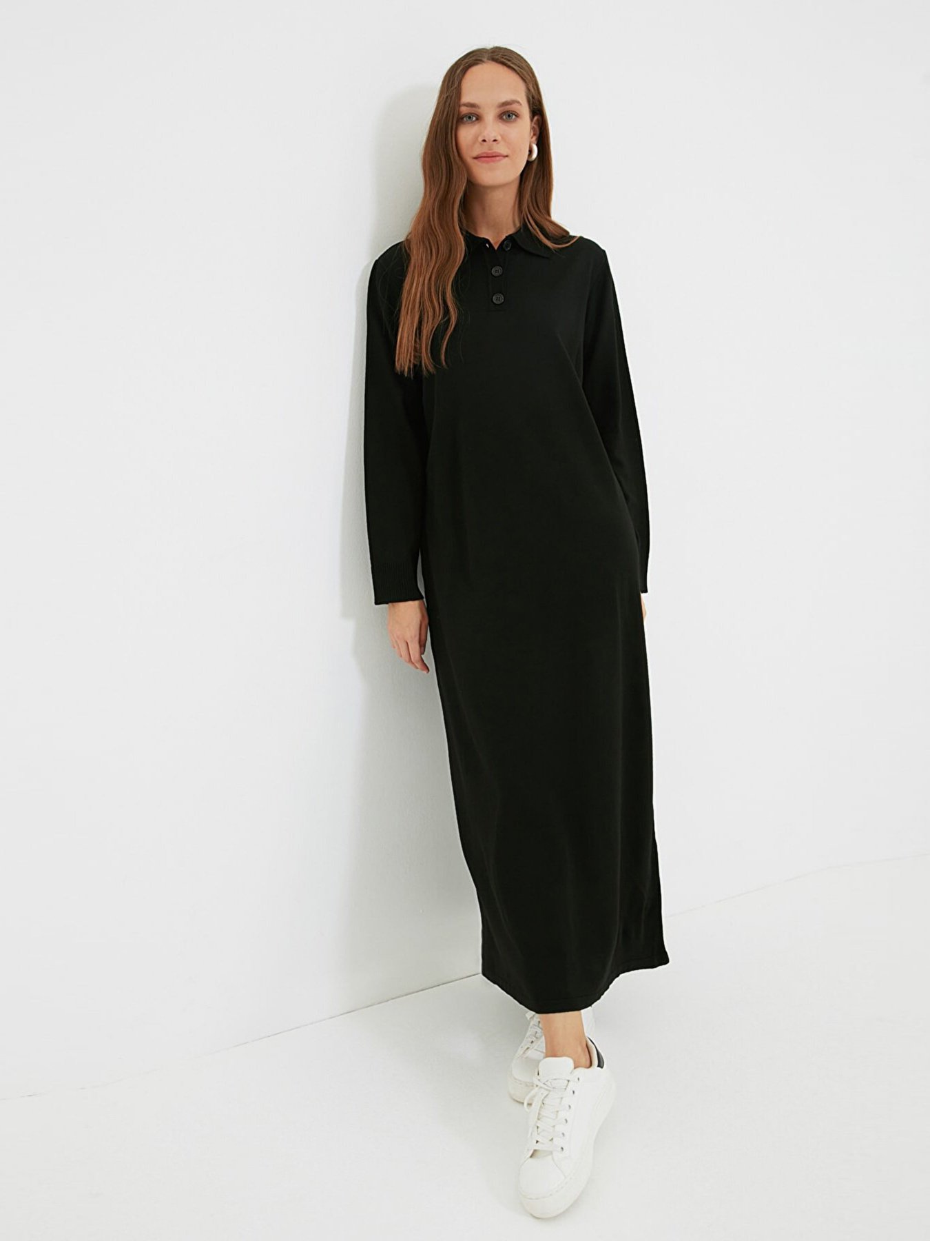 Сукня максі Trendyol модель TCTAW22EB0212/Siyah Фото