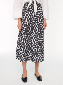 Спідниця міді Trendyol модель TCTAW22EE0001/Siyah-Beyaz-Cok Фото