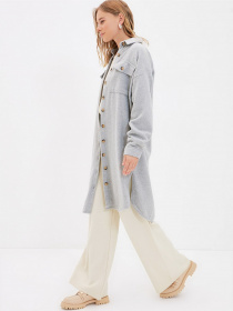 Пальто Trendyol модель TCTAW22UK0067/Gri Фото