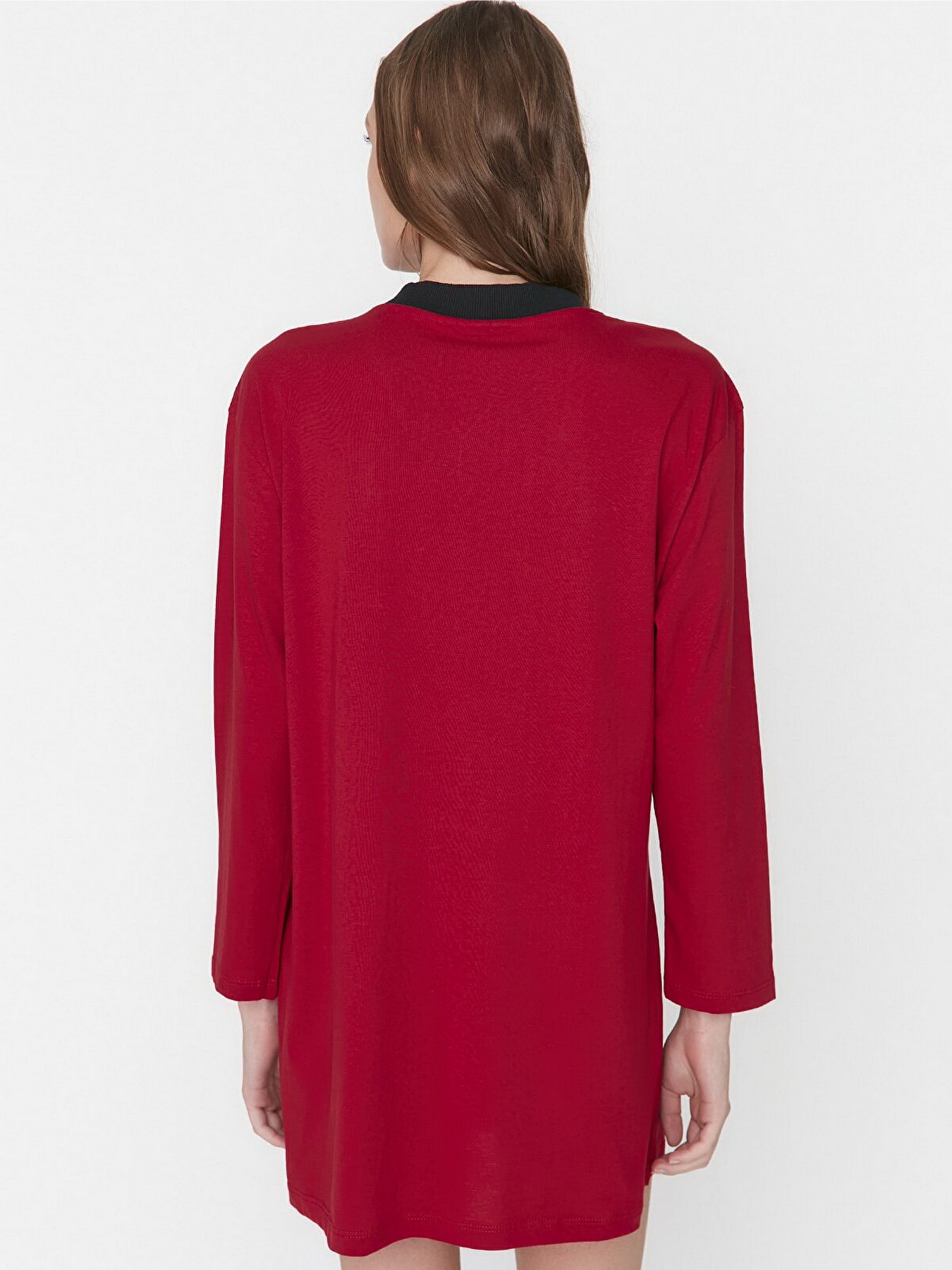 Ночная рубашка Trendyol модель THMAW23GC00006/Bordo Фото