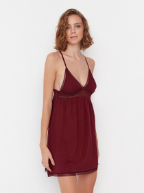 Ночная рубашка Trendyol модель THMAW23GC00029/Bordo Фото