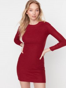 Платье мини Trendyol модель TWOAW21EL2244/Bordo Фото