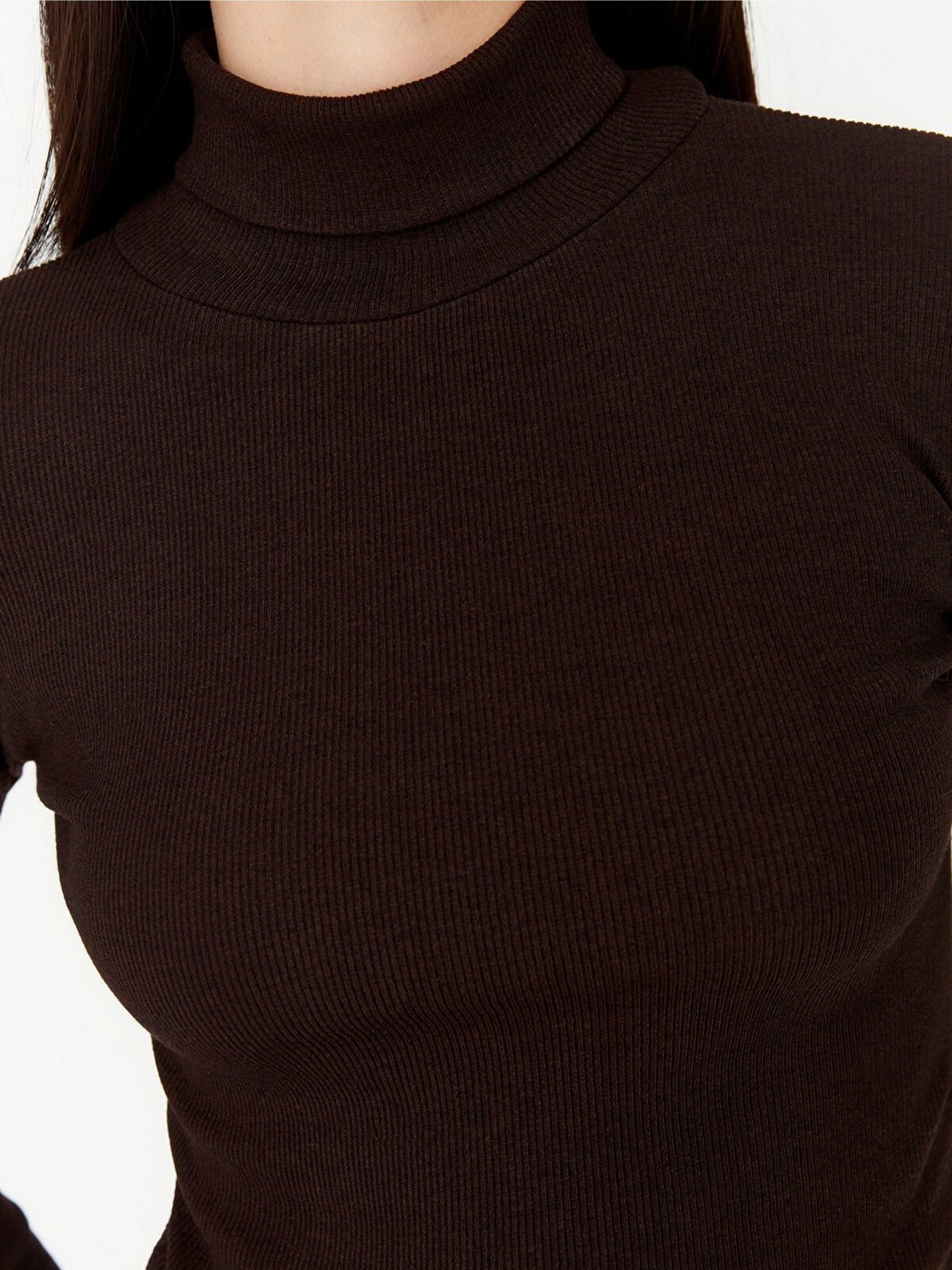 Водолазка Trendyol модель TWOAW22BZ0142/Kahverengi Фото