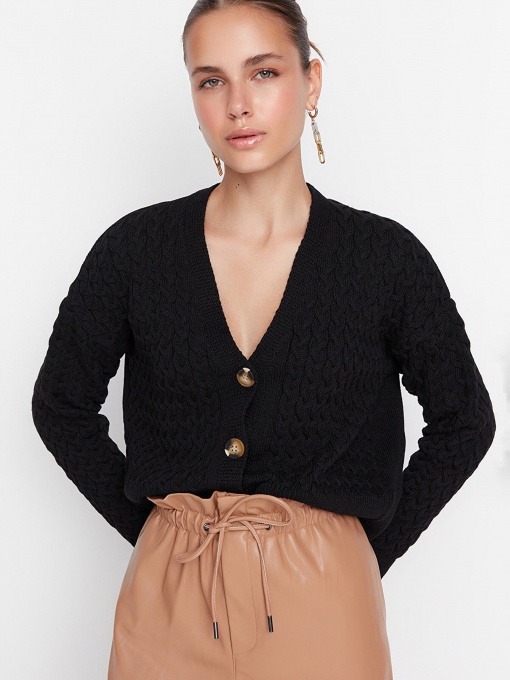 Кардиган Trendyol модель TWOAW22HI0542/Siyah Фото