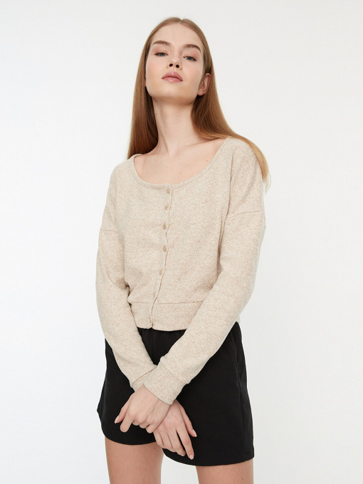 Кардиган Trendyol модель TWOAW22HI0716/Bej Фото