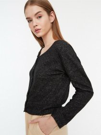 Кардиган Trendyol модель TWOAW22HI0716/Siyah Фото