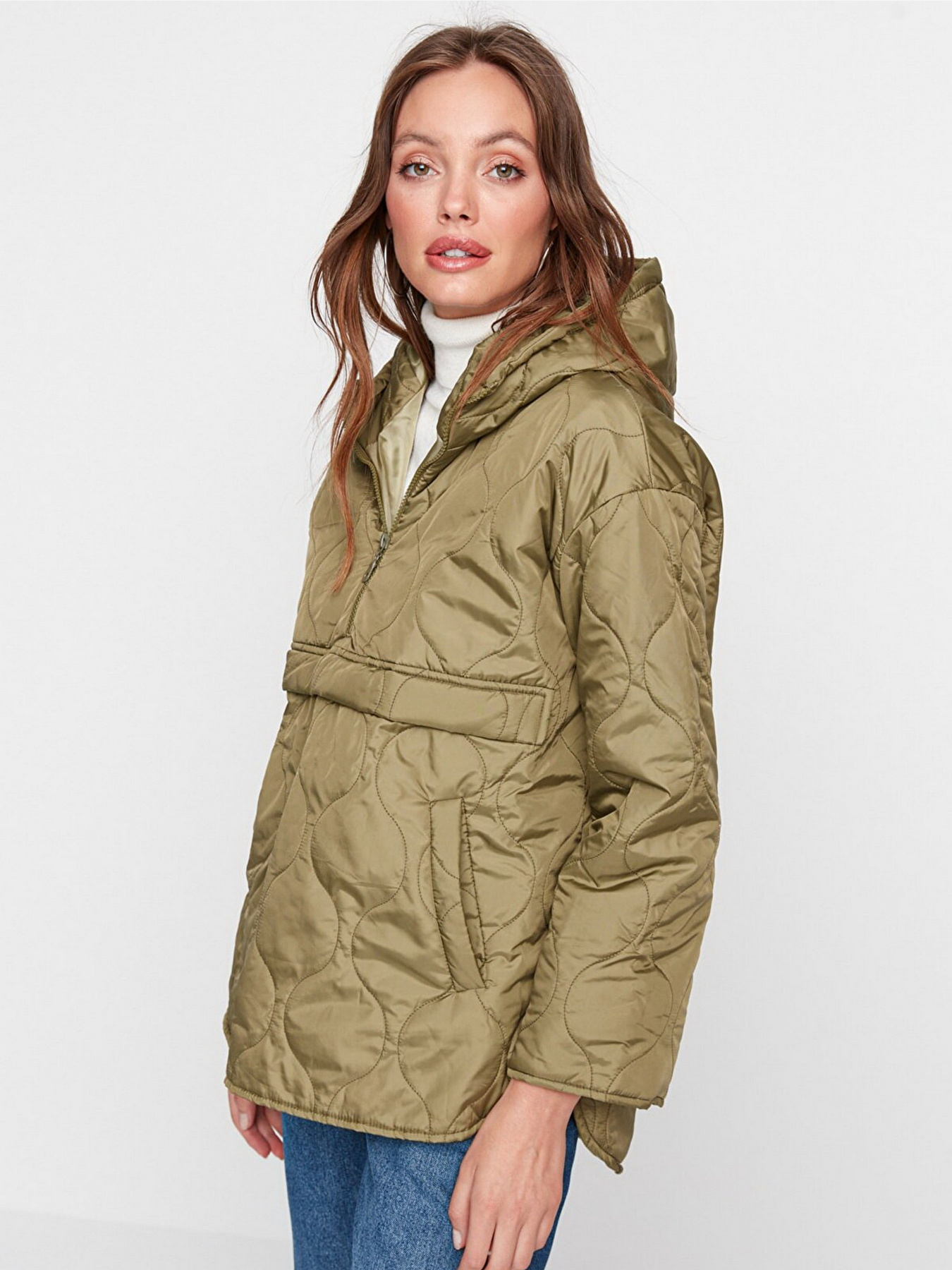 Зимова куртка Trendyol модель TWOAW22MO0068/Haki Фото