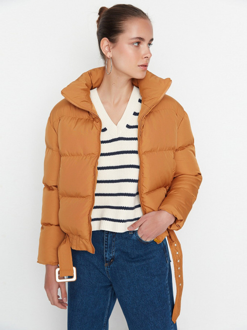 Зимняя куртка Trendyol модель TWOAW23MO00095/Kahverengi Фото