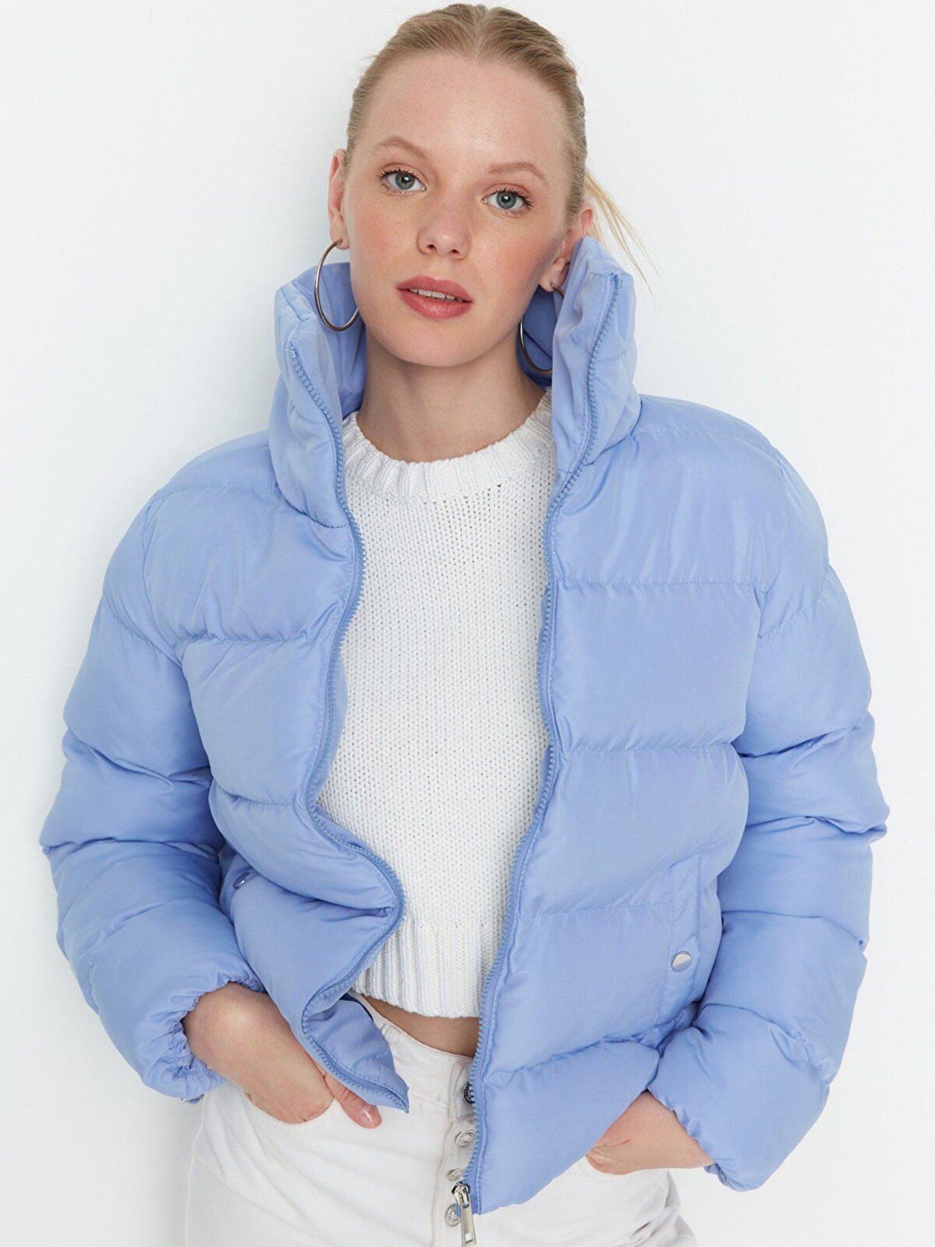 Зимняя куртка Trendyol модель TWOAW23MO00108/Lila Фото